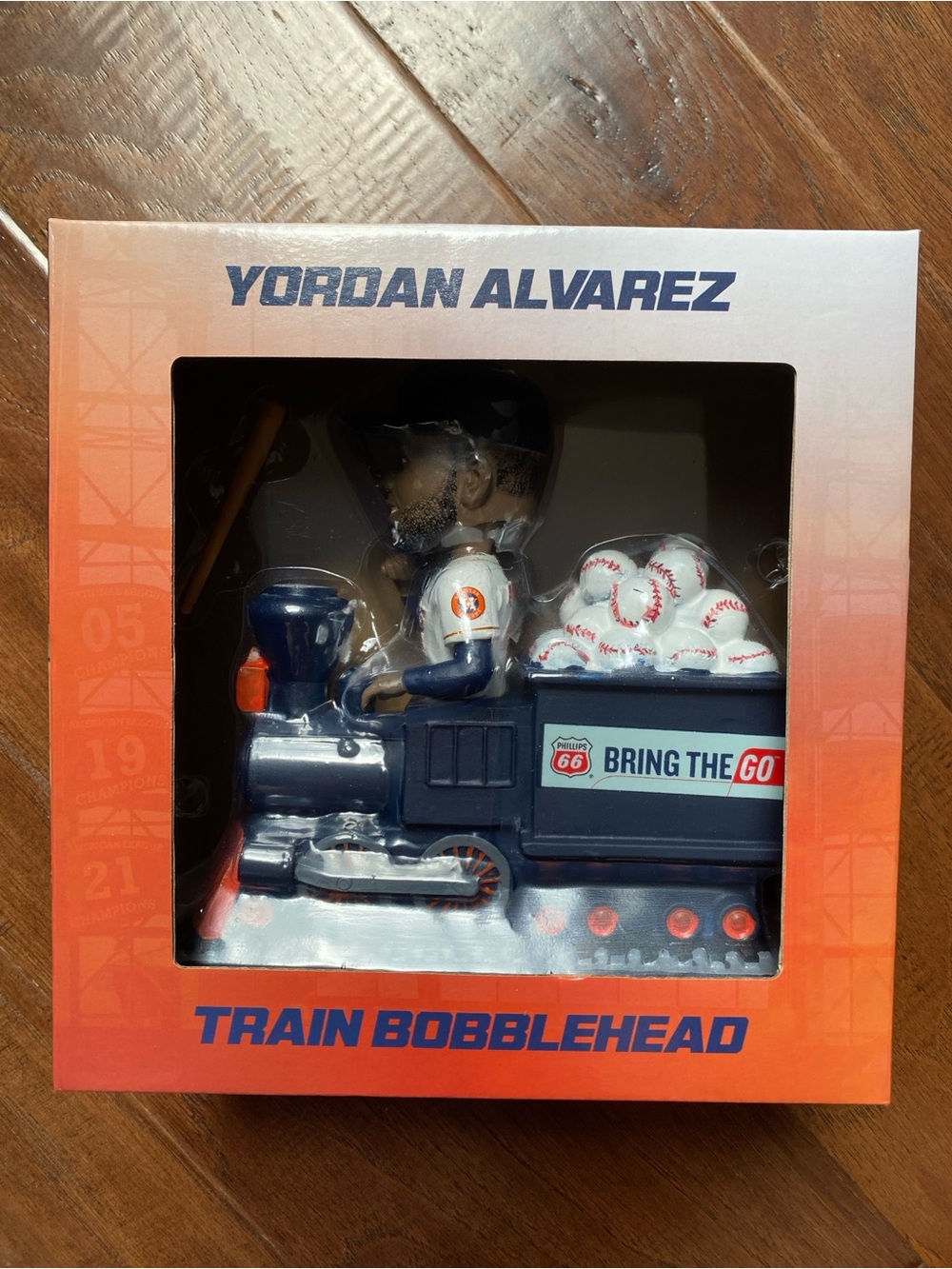 Yordan Alvarez Astros Home Run Train Bobblehead, 15 AUG Giveaway